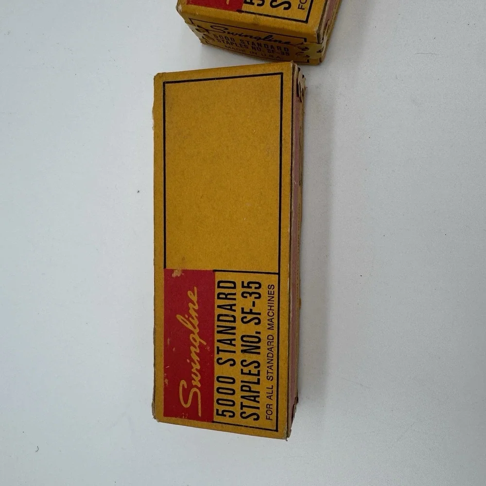 Vintage Swingline SF-35 Standard Staples No 747 5000 Lot‎ 2 Open Box